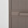 vidaXL Armadio da Giardino Marrone 65x45x172 cm in PP Aspetto Legno