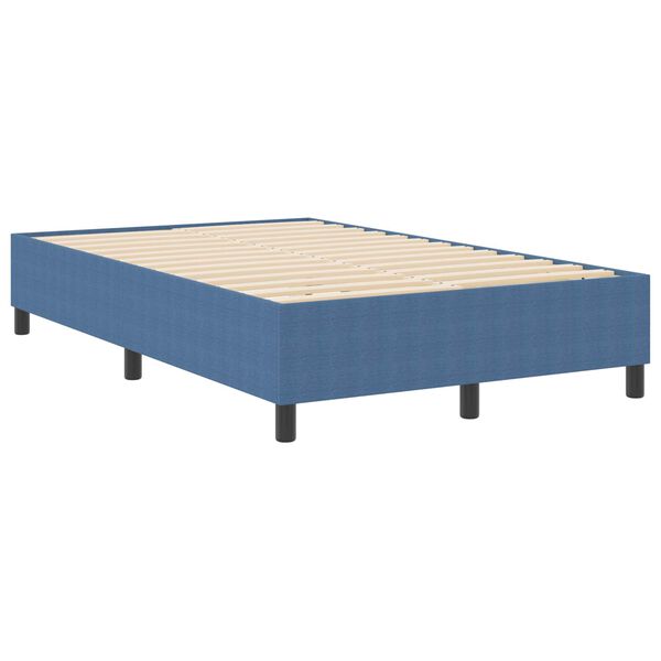 vidaXL Struttura letto piattaforma Blu 120 x 200 cm Tessuto