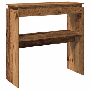 vidaXL Tavolino Consolle Legno Antico 80x30x80 cm in Truciolato