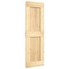 vidaXL Porta Scorrevole con Set Hardware 70x210 cm Legno Massello Pino
