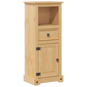 vidaXL Mobile da Bagno Corona 45x33x110 cm in Legno Massello di Pino