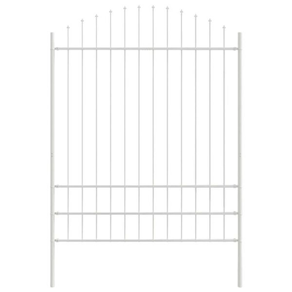 vidaXL Recinzione per Giardino 7 pcs Bianco 170 x 225 cm