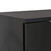 vidaXL Credenza con Finitura Lucida Nera 71x35x80 cm in Truciolato