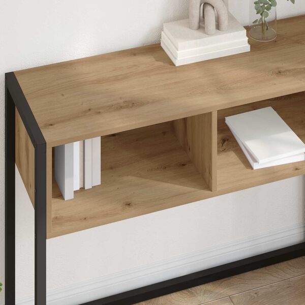 vidaXL Tavolino Rovere Artigianale 100 x 36 x 75 cm Legno multistrato