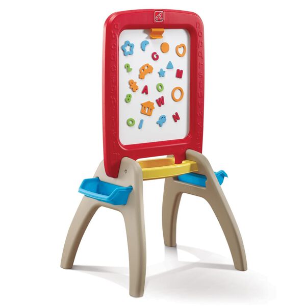 Step2 Lavagna a Doppia Faccia Multicolore