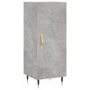 vidaXL Credenza Grigio Cemento 34,5x34x180 cm in Legno Multistrato