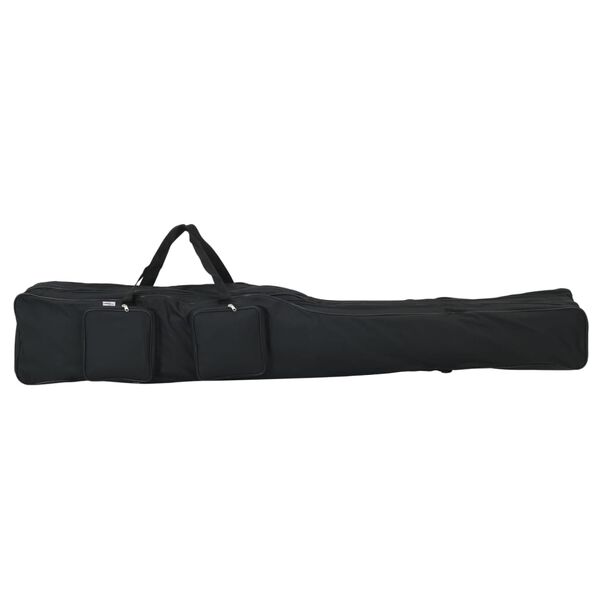 vidaXL Borsa per Canna da Pesca Nera 150 cm in Tessuto Oxford