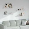vidaXL Scaffale da parete 4 pcs Marmo Bianco 100 x 9 x 3 cm