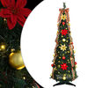 vidaXL Albero di Natale artificiale Verde 120 cm PVC