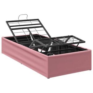 vidaXL Telaio Letto Elettrico Regolabile Rosa 200 x 70 x 33,5 cm
