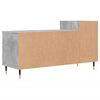 vidaXL Mobile per TV Grigio Cemento 100x35x55 cm Legno Multistrato