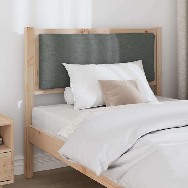 vidaXL Testiera Altro Marrone 100 cm Legno di pino massello