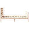 vidaXL Giroletto senza Materasso 100x200 cm in Legno Massello di Pino