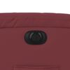 vidaXL Poltrona Alzapersona Reclinabile Rosso Vino in Similpelle