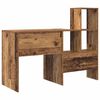 vidaXL Scrivania Legno vecchio 131,5 x 50 x 106,5 cm Legno multistrato