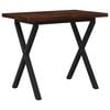 vidaXL Tavolo da pranzo quadrato 110 x 55 x 75 cm