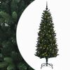 vidaXL Albero di Natale Artificiale con Palline 120 cm 150 LED