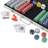 vidaXL Set da Poker con 500 Chips Alluminio
