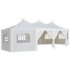 vidaXL Tessuto per gazebo Bianco 448 x 320 cm Poliestere
