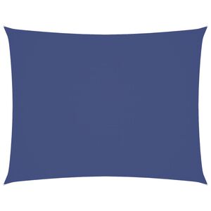 vidaXL Parasole a Vela Oxford Rettangolare 3x4,5 m Blu