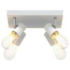 vidaXL Faretto da soffitto Bianco 26,5 x 26 x 11,5 cm Metallo