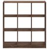 vidaXL Libreria Rovere Marrone 102x32x108 cm in Legno Multistrato