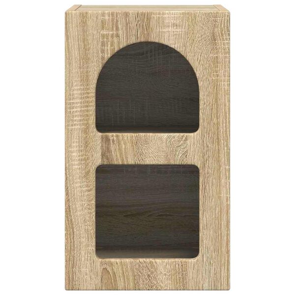 vidaXL Comodino Rovere Sonoma 29.5 x 35 x 50 cm Legno multistrato