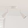 vidaXL Faretto da soffitto Bianco 25.5 x 8 x 16 cm Metallo