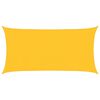 vidaXL Vela Parasole 160 g/m&sup2; Gialla 2x4 m in HDPE