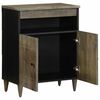 vidaXL Credenza 60x33x75 cm in Legno Massello di Mango
