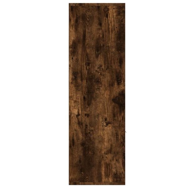 vidaXL Libreria Rovere Fumo 98x30x98 cm