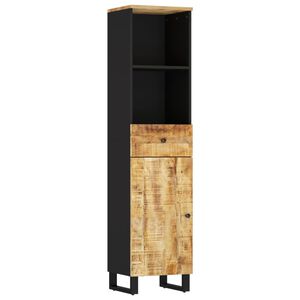 vidaXL Mobile da Bagno 38x33x160 cm in Legno Massello di Mango