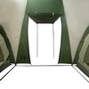 vidaXL Tenda da Campeggio a Cupola per 6 Persone Verde Impermeabile