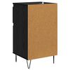 vidaXL Credenza Rovere nero 35 x 40 x 70 cm Legno multistrato