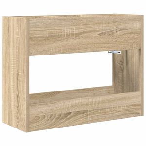 vidaXL Supporto per Ombrellone Rovere Sonoma 65 x 24 x 50 cm