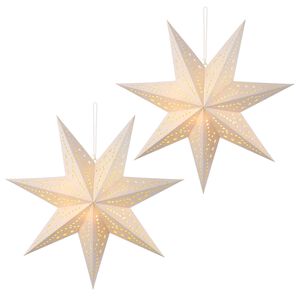 vidaXL Illuminazione Natalizia RAAHE 2 pz 10 LED Bianco caldo