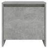 vidaXL Comodini 2 pz Grigio Cemento 45x34x44,5 cm in Truciolato