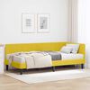 vidaXL Struttura Letto Angolare con Materasso 2 pcs Giallo Velluto