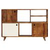 vidaXL Credenza in Legno Massello di Acacia 118x35x70 cm