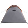 vidaXL Tenda da Campeggio a Cupola 6 Persone Grigio e Arancione