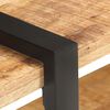 vidaXL Comodino 50x40x40 cm in Legno di Mango Grezzo