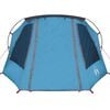 vidaXL Tenda a tunnel con tetto Blu e Grigio 328 x 228 x 115 cm