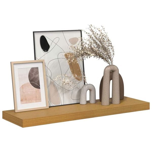 vidaXL Scaffale da parete Beige 80 x 23,5 x 4 cm Legno multistrato