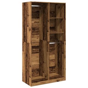 vidaXL Armadio Legno Antico 100x50x200 cm in Legno Multistrato