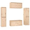 vidaXL Mobili Porta TV 6 pz in Legno Massello di Pino
