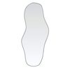 vidaXL Specchio da Parete Argento 70x30 cm