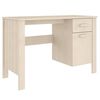 vidaXL Scrivania HAMAR ambra 113x50x75 cm in Legno Massello di Pino