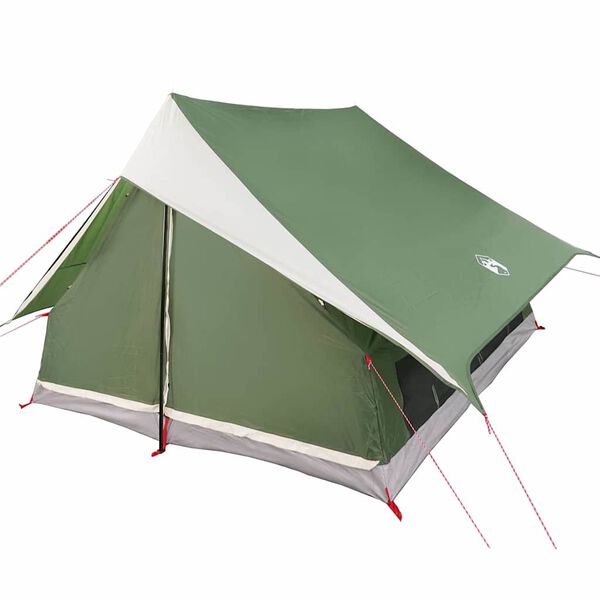vidaXL Tenda Familiare con tetto Verde e Bianco 315 x 286 x 200 cm