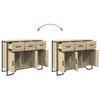 vidaXL Credenza Rovere Sonoma 97x32,5x74,5 cm in Legno Multistrato