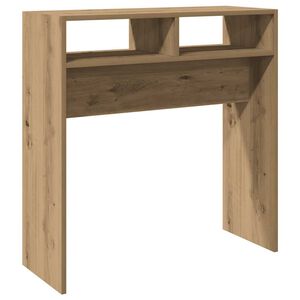 vidaXL Tavolo Consolle Rovere Artigianale 78x30x80 cm in Truciolato